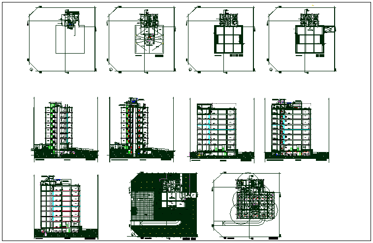 Office building plan detail with electrical plan layout detail dwg file