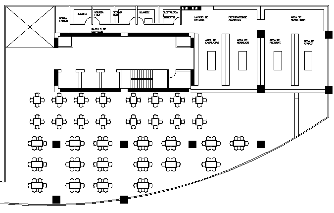 Office building tower architecture layout plan details dwg file