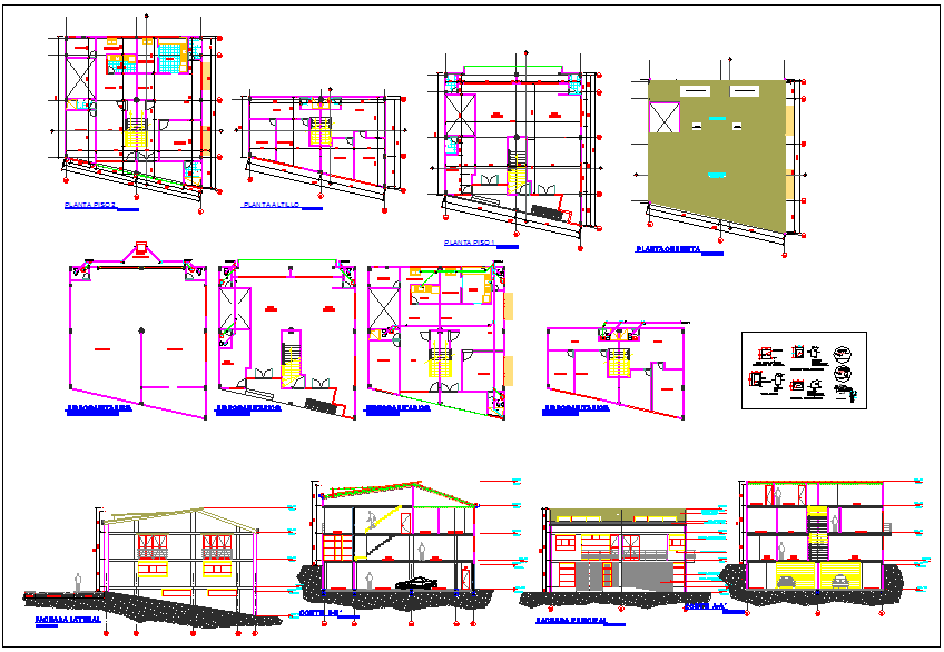 Office building water pipeline and plumbing connection detail dwg file