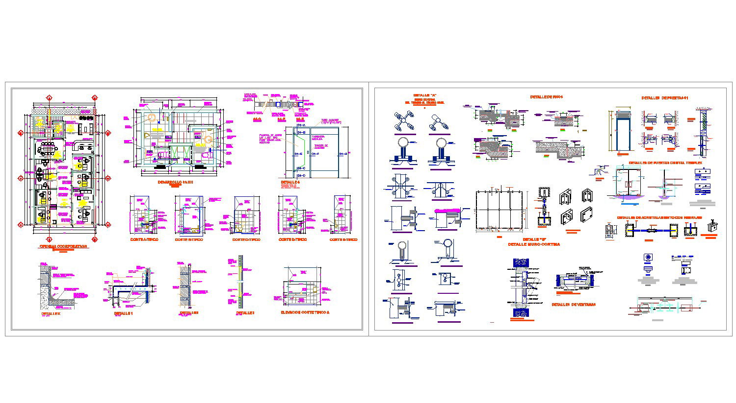 Office constructions and joint detail