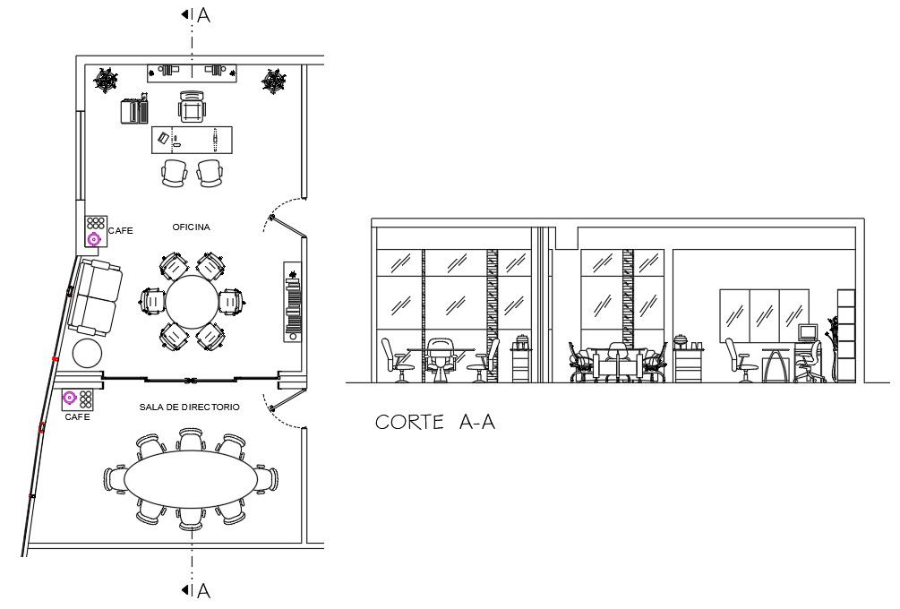 Office interior design