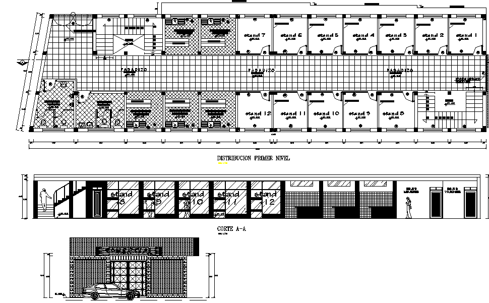 Office layout plan dwg file