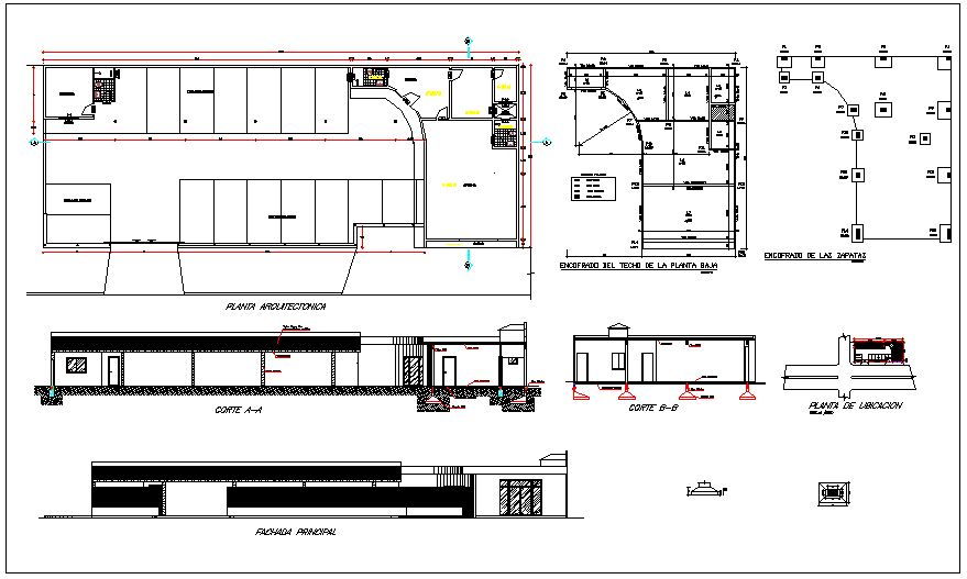 Office parking plan layout view dwg file