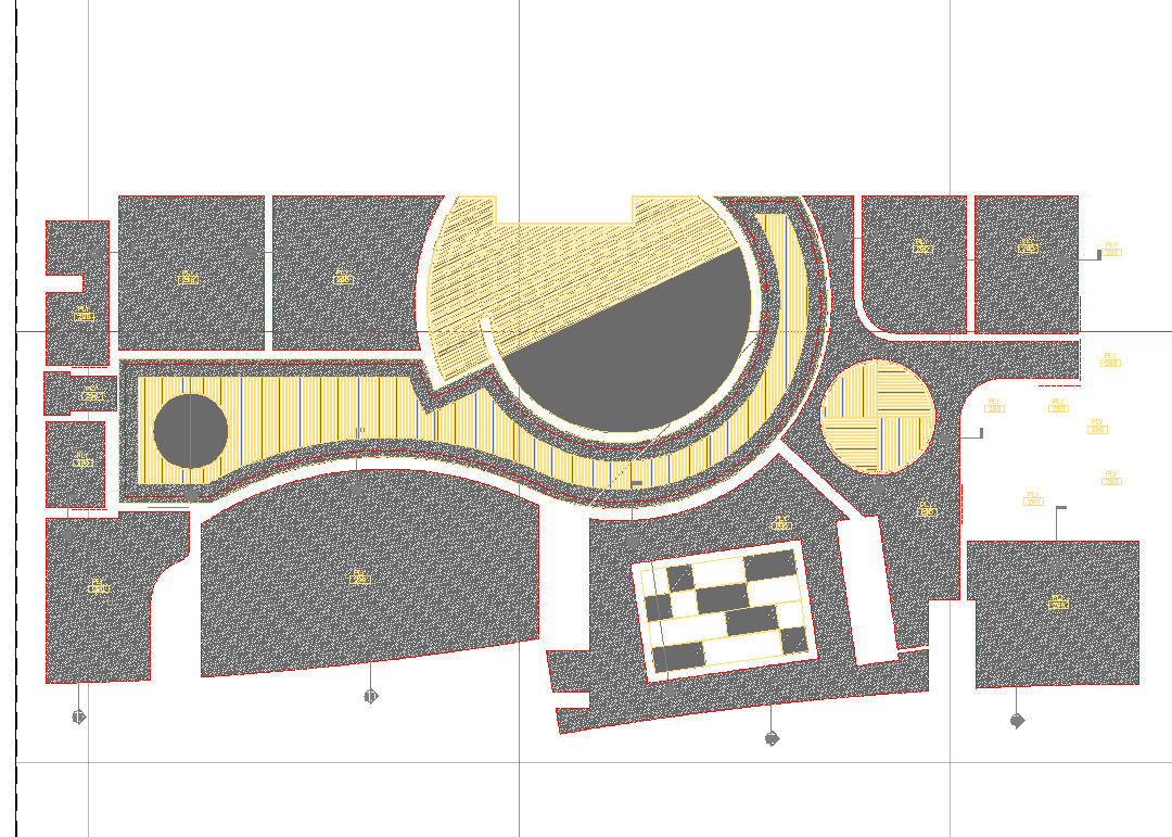 Office plafoniere cad detail 