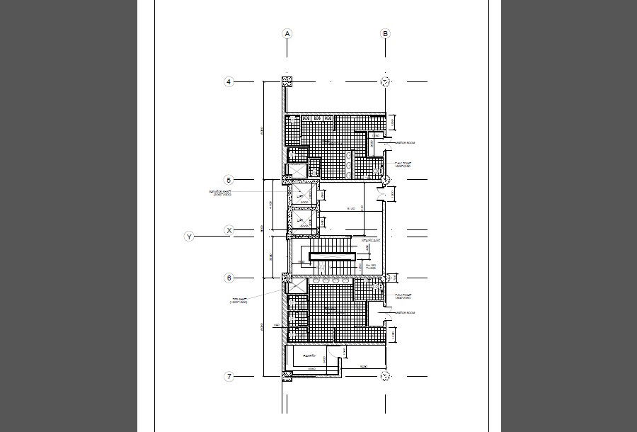 Office plan and sanitary installation cad drawing details dwg file