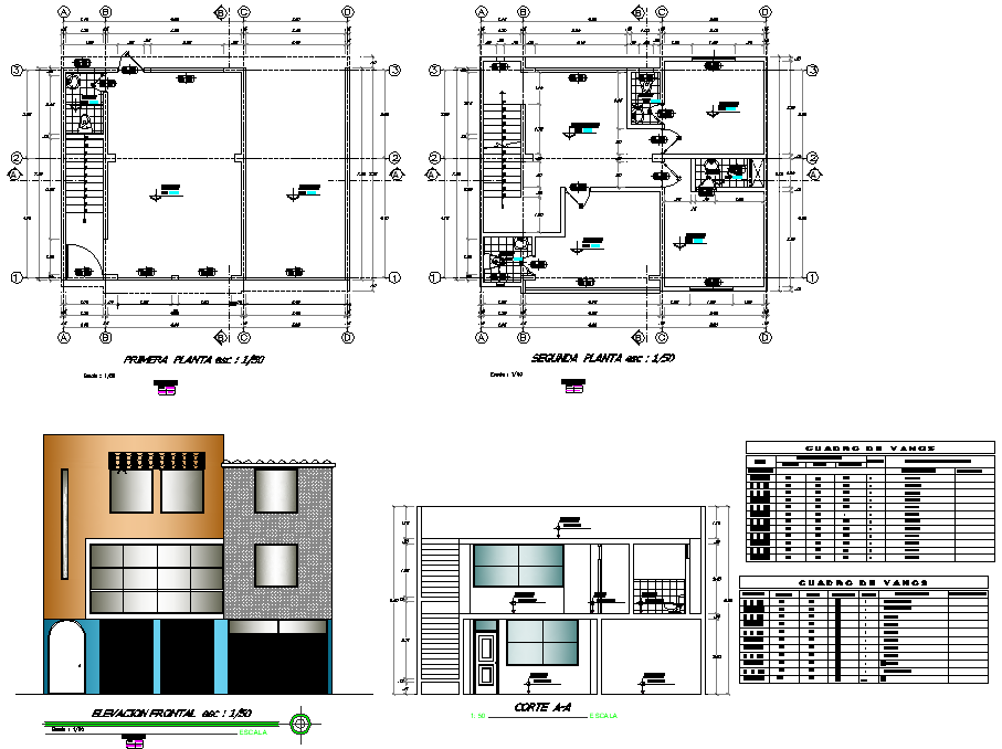 Office plan detail dwg file
