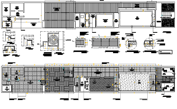 Office shop plan detail dwg file