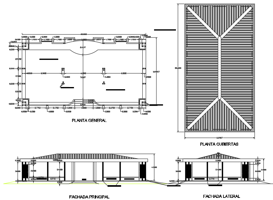 Office working plan and elevation detail dwg file