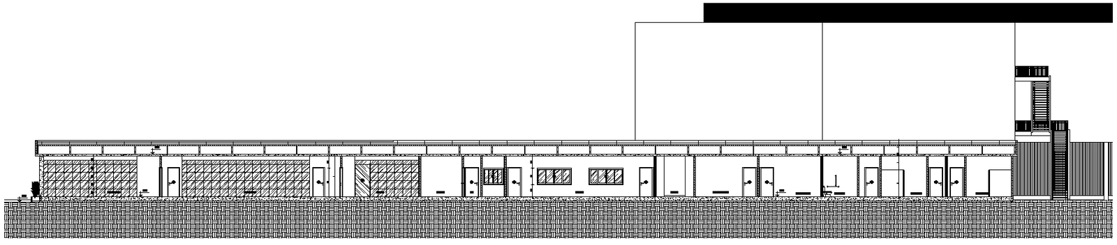 Office Elevation Drawings | Meeting Rooms & Dining Hall DWG