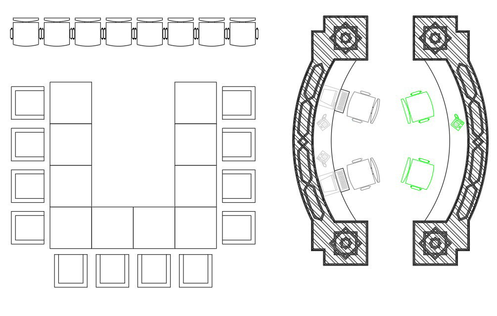 Office Furniture CAD Blocks Free Download DWG File