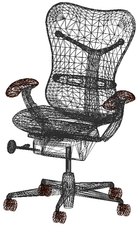 Office chair design with details dxf autocad drawing .