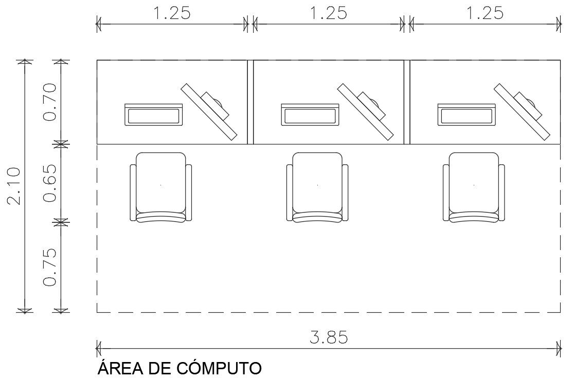 Office Furniture Blocks in 2D AutoCAD DWG Drawing Layout