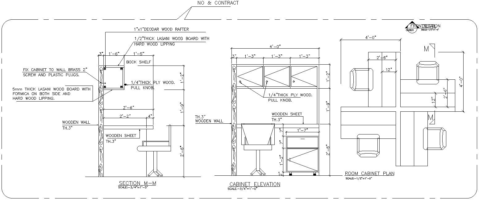 Office workstation design working Drawing in AutoCAD, dwg file.