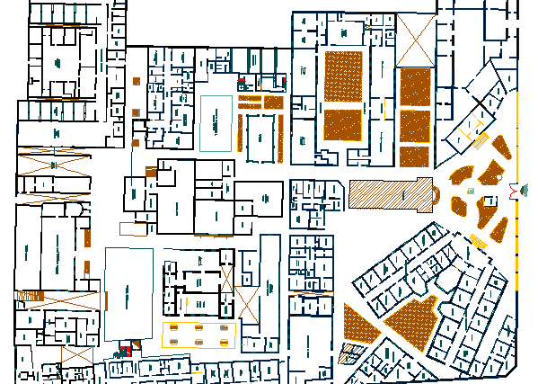 Older Hospital Architecture Project dwg file