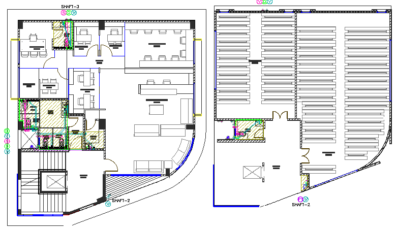 One family house architecture project dwg file