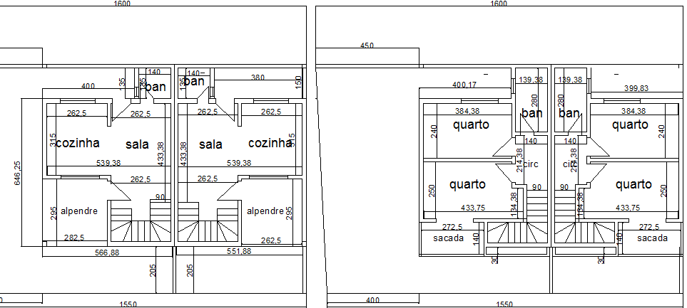 One family house architecture project dwg file