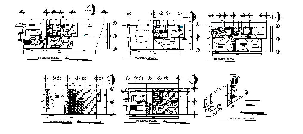 One family house floor plan and electrical installation layout plan details dwg file
