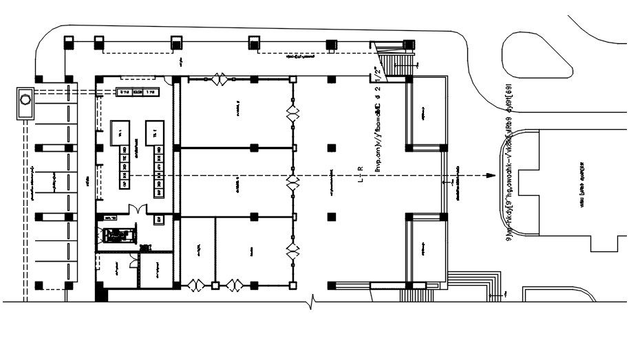 Outline diagram of the Factory building and typical section details are given in this AutoCAD DWG drawing.Download the AutoCAD 2D DWG file.