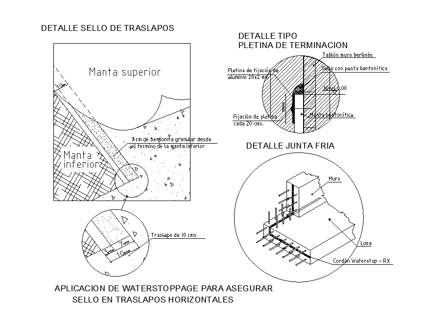 Overlap Slab Detail Drawing | 2D AutoCAD File Download