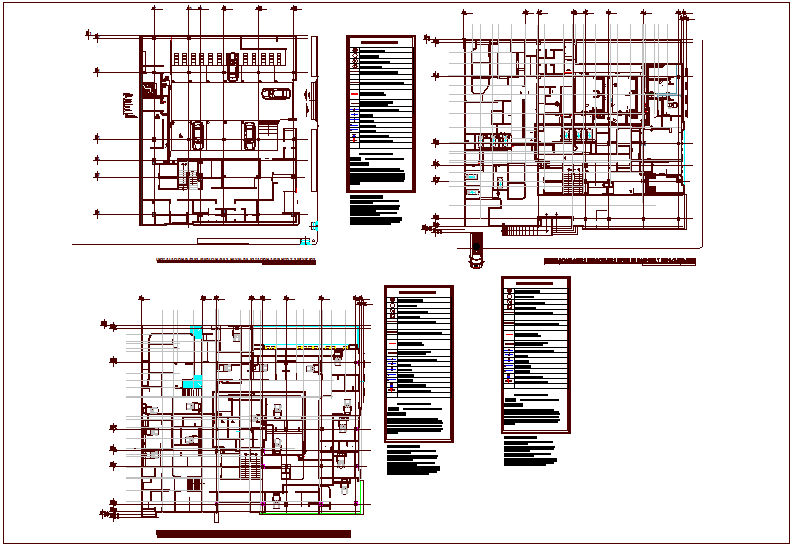 Oxygen gas installation pipe line view of hospital design dwg file