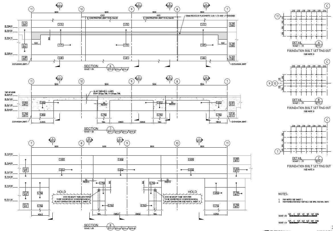 PDF File Beam Design AutoCAD File Free Download
