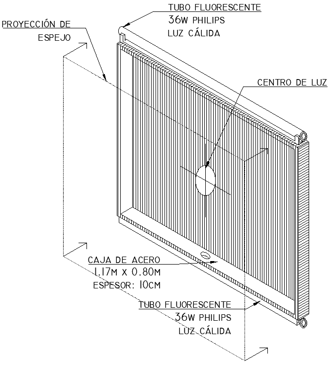 PROMICE WASA detector Detail DWG AutoCAD file