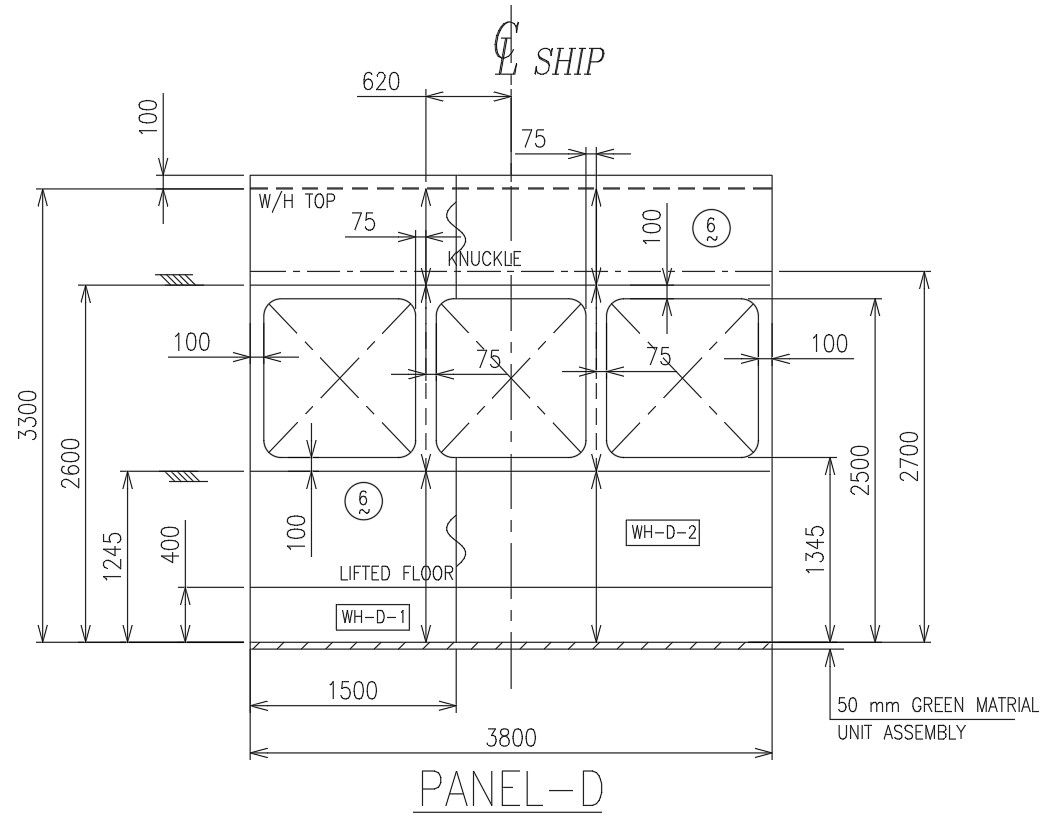 Panel Design details in AutoCAD, dwg file.