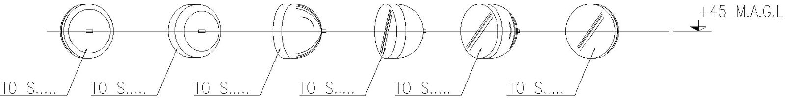 Parabolic reflector of antenna in detail AutoCAD drawing, CAD file, dwg file