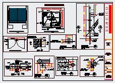 Parametric gate details design drawing