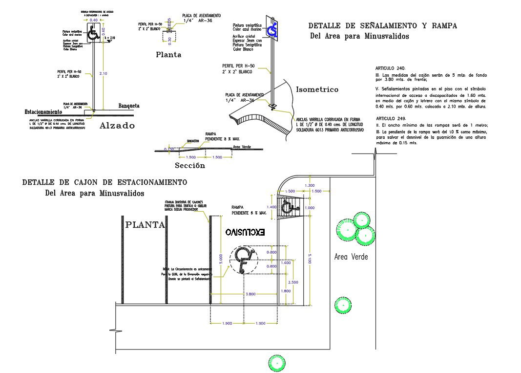 Parking Drawer Plan With Drawing For AutoCAD File