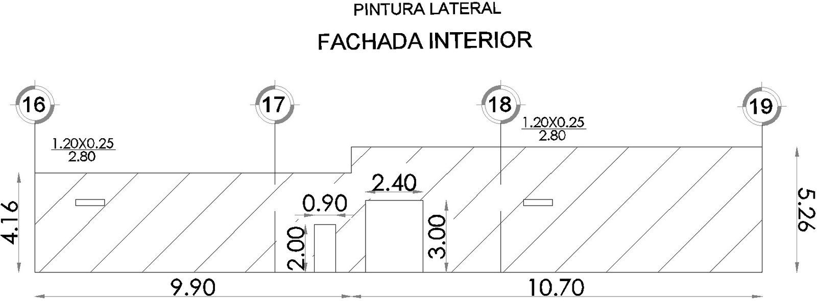 Parking side elevation details AutoCAD file , cad drawing , dwg format