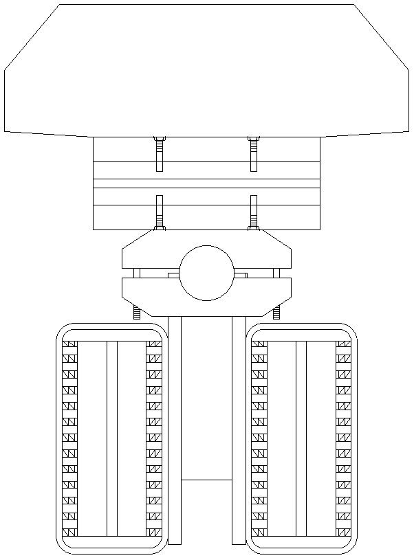 Part of tower with detail AutoCAD drawing