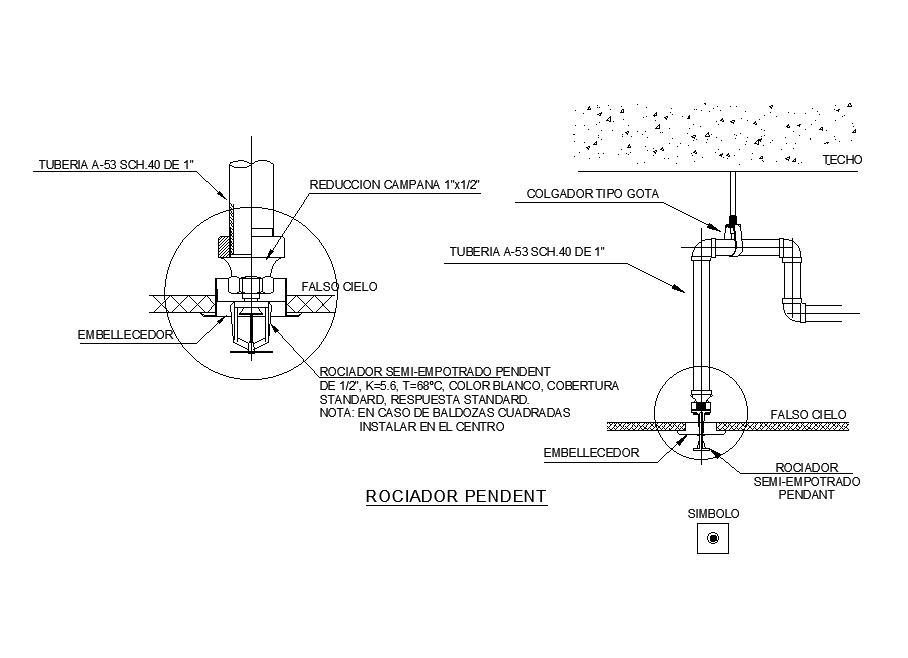 Pending sprayer is given in this Autocad drawing file. Download now.