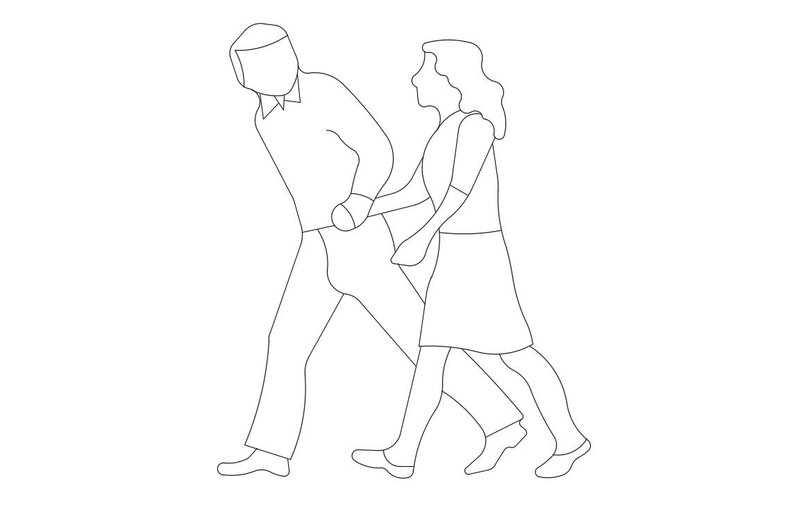 People Elevation CAD block Free Download