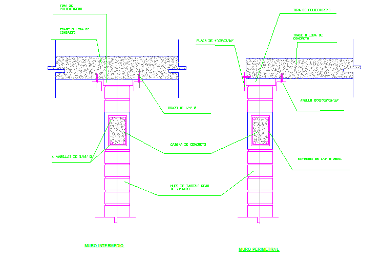 Perimeter & Intermediate Wall section design
