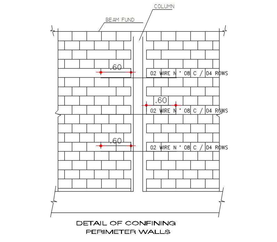 Perimeter Walls Free CAD File