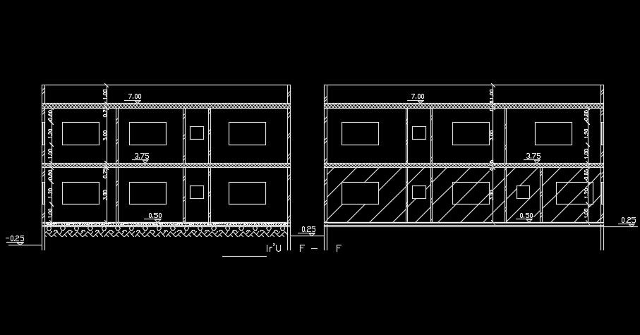 Pier additional reinforcement details