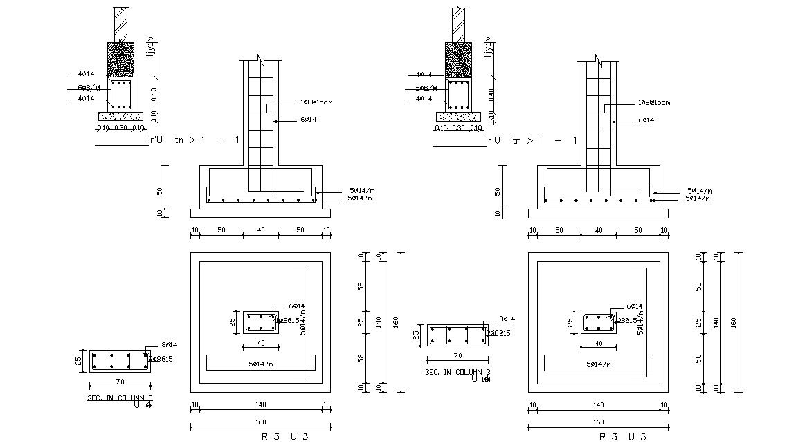 Pile Footing Design Structural Drawing Download