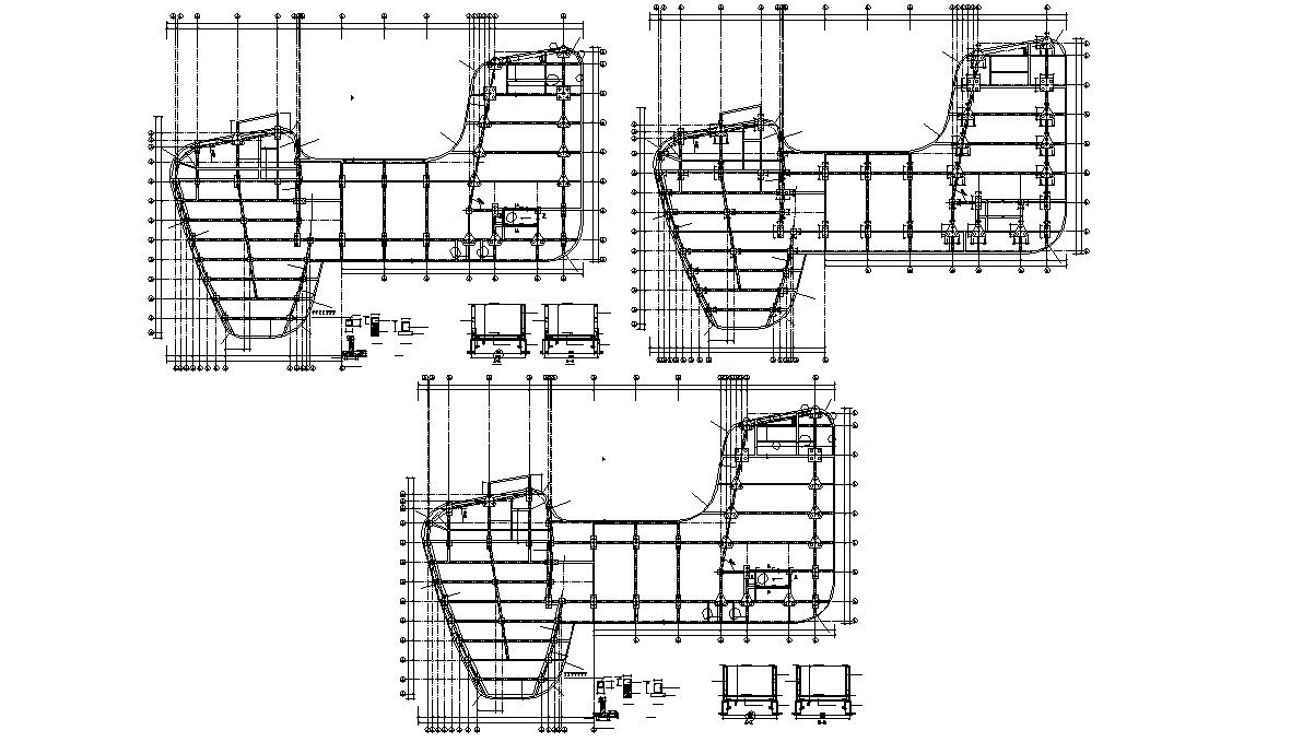 Pile Foundation Drawing Of Commercial Building DWG File 