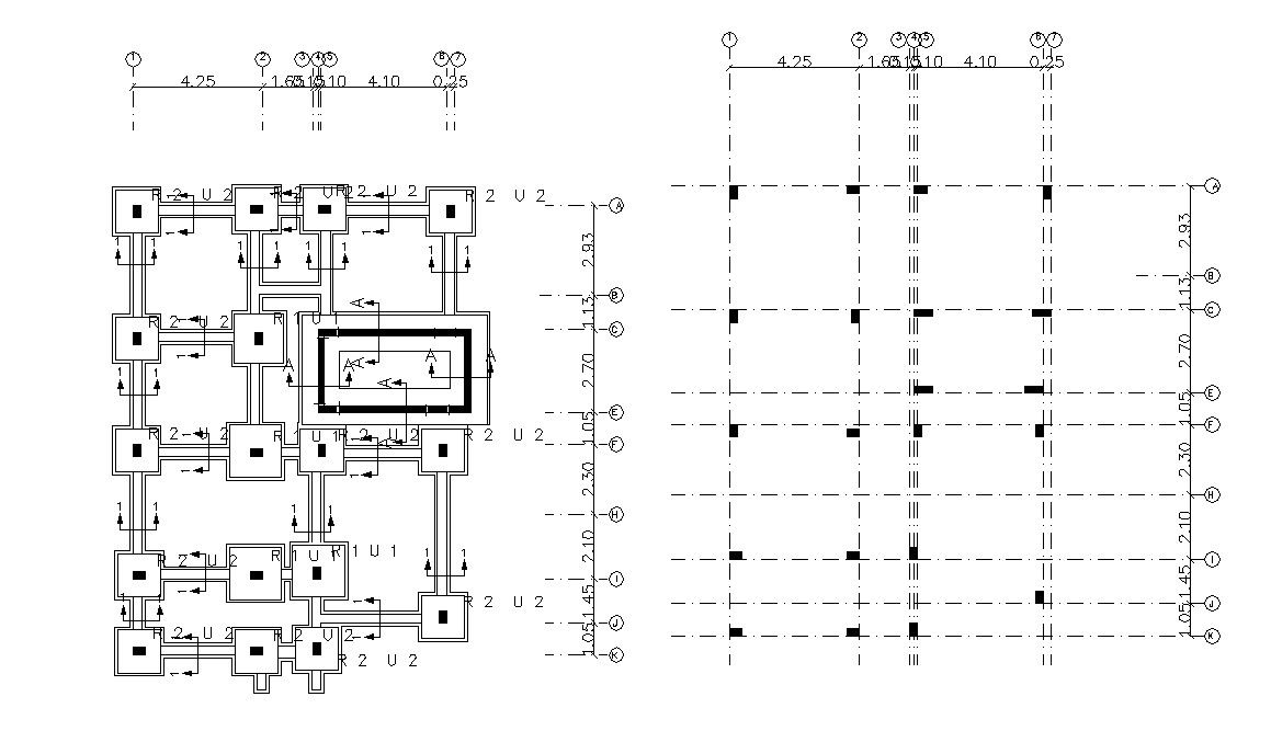 Pile Foundation Footing Design Layout Structural Plan Download
