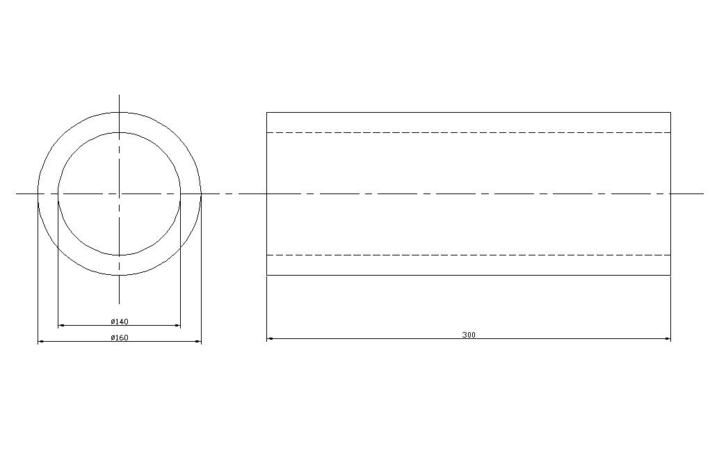 Pipe system detail CAD block layout file in autocad format