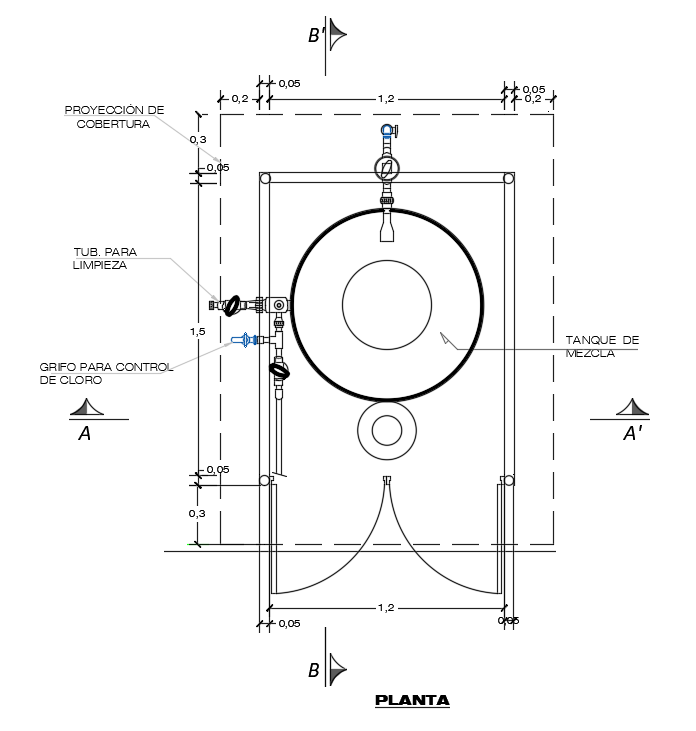 Pipe joinery detail drawing provided in this file. Download this 2d autocad drawing file.