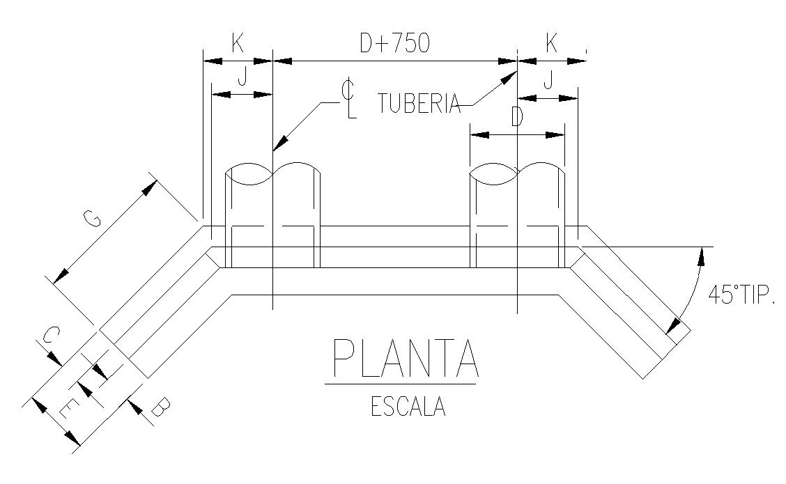 Pipeline connection detailed CAD drawing files. Download now.