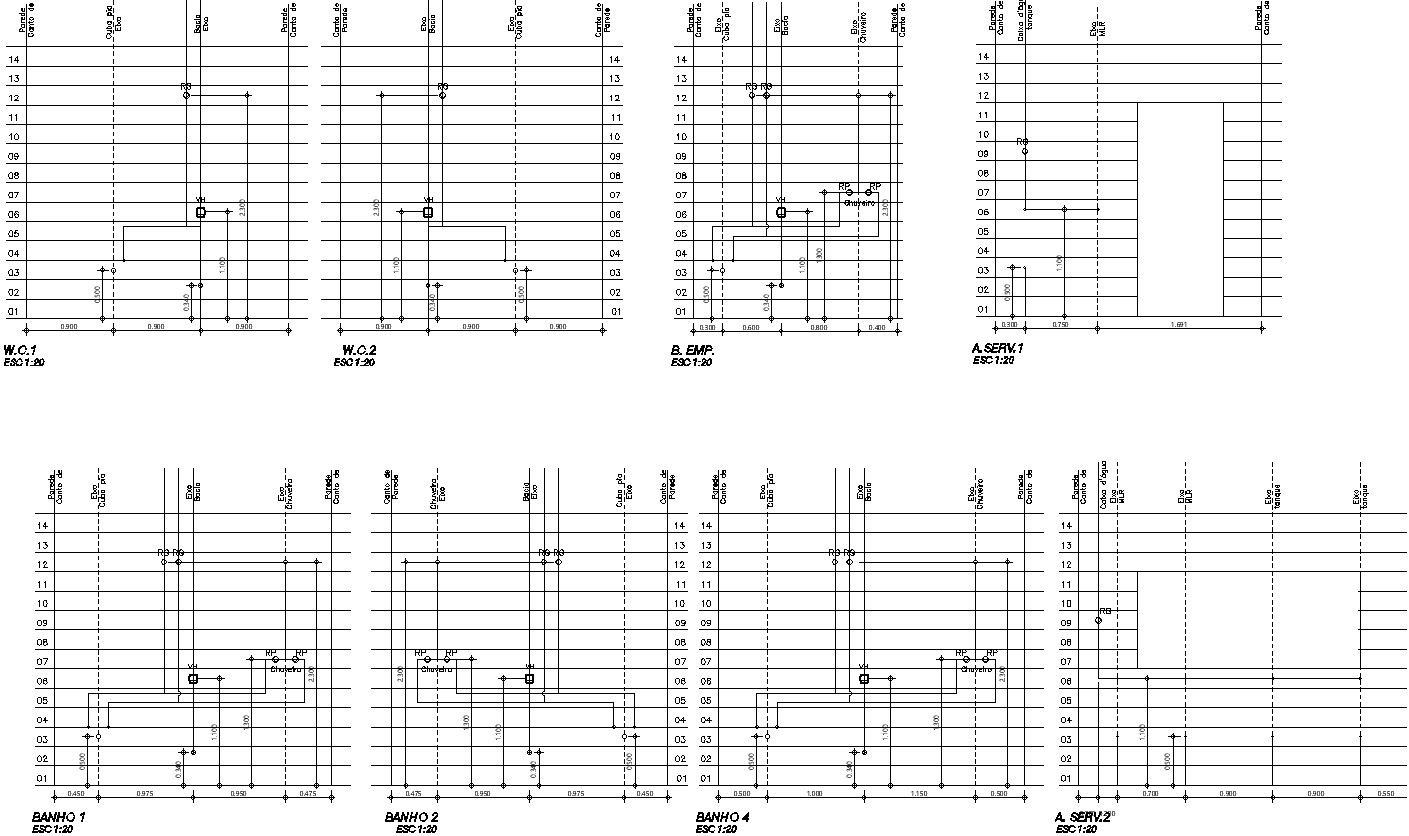 Piping detail layout of restaurant AutoCAD file, cad drawing, dwg format