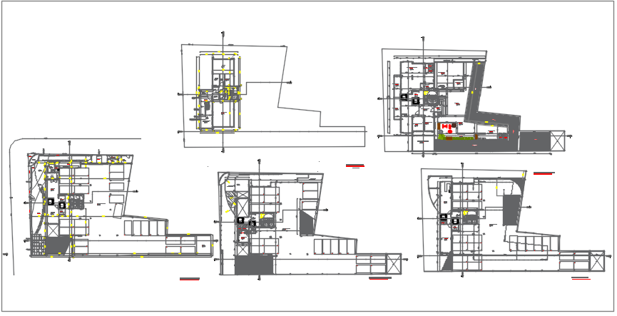 Plan detail in the ground floor to terres plan detail dwg file