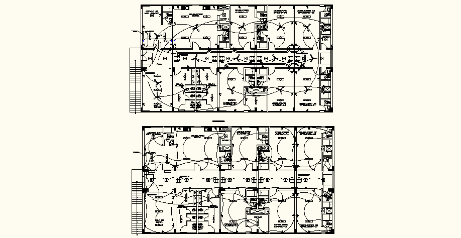 Hospital Plan In DWG File