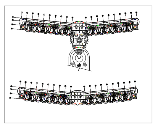 Plan of Hotel dwg file