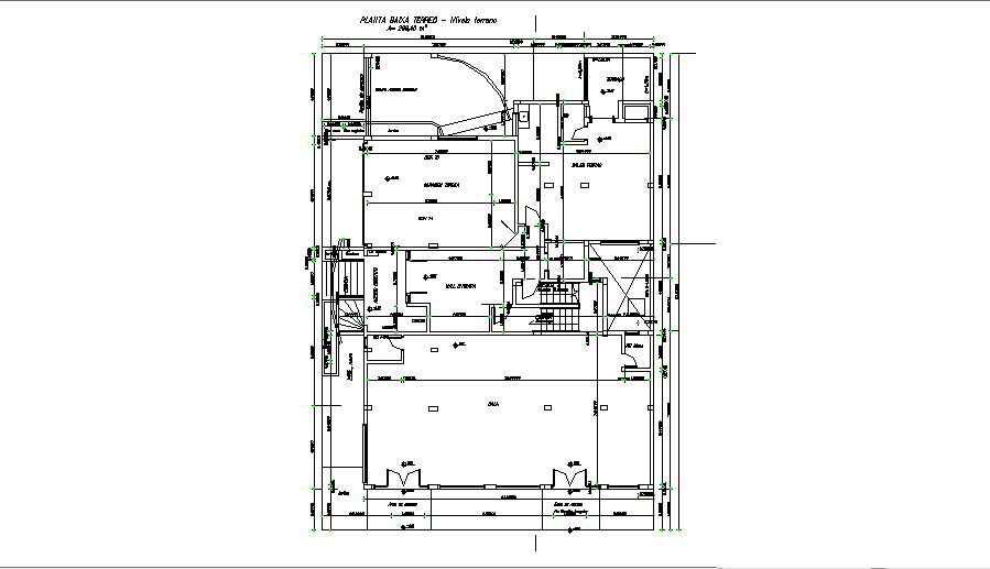 Condo Floor Plan In AutoCAD File