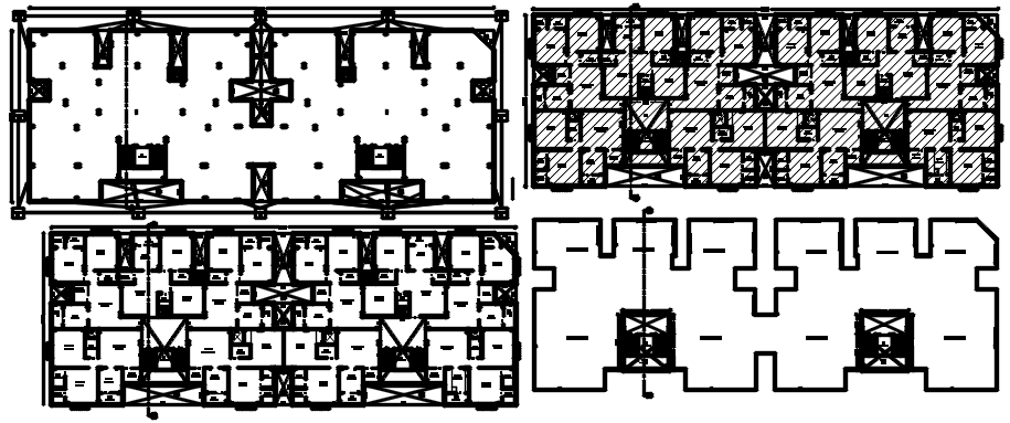 Apartment Floor Plan Design In AutoCAD File 