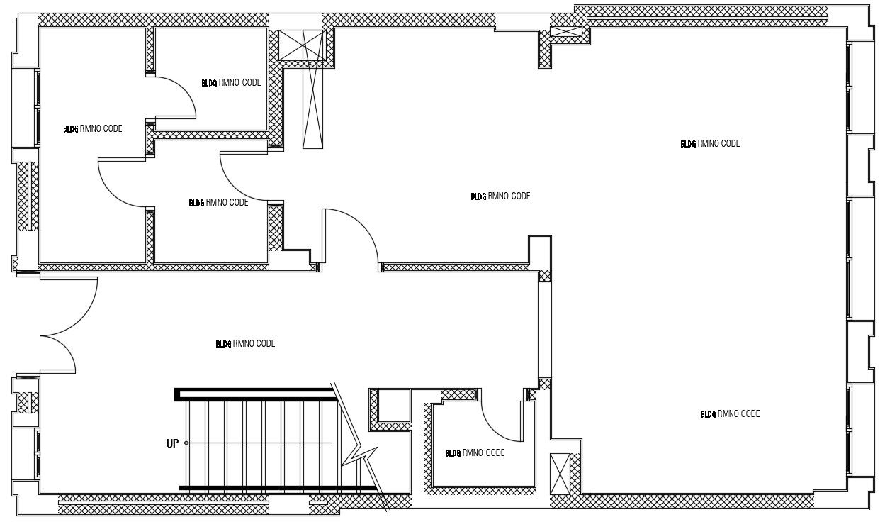 Plan of house with detail dimension in dwg file